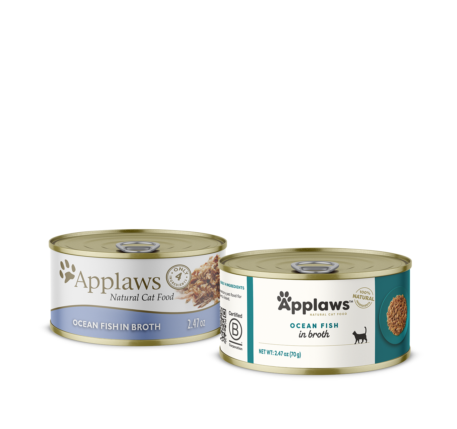 Applaws Adult Ocean Fish in Broth Wet Cat Food (2.47oz) - Majestic Pet Kingdom