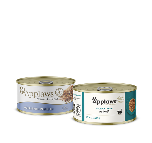Applaws Adult Ocean Fish in Broth Wet Cat Food (2.47oz) - Majestic Pet Kingdom