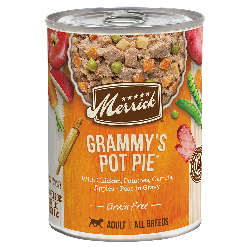 Merrick Grain Free Grammy Pot Pie Wet Dog Food (12.7oz) - Majestic Pet Kingdom