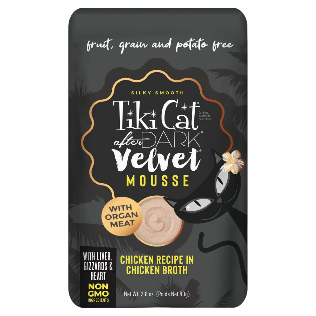 Tikicat Adult After Dark Velvet Mousse Chicken (2.8oz) - Majestic Pet Kingdom