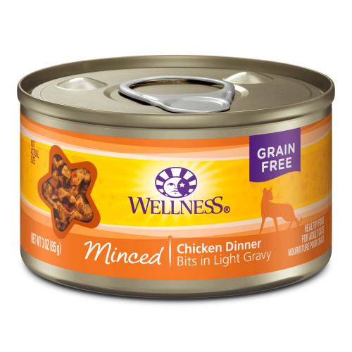 Wellness Complete Health Adult Minced Chicken Entree Wet Cat Food (5.5oz) - Majestic Pet Kingdom