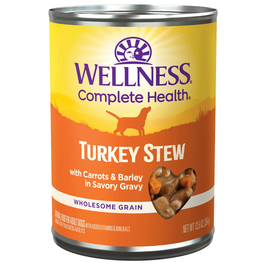 Wellness Adult Turkey Stew Wet Dog Food (12.5oz) - Majestic Pet Kingdom