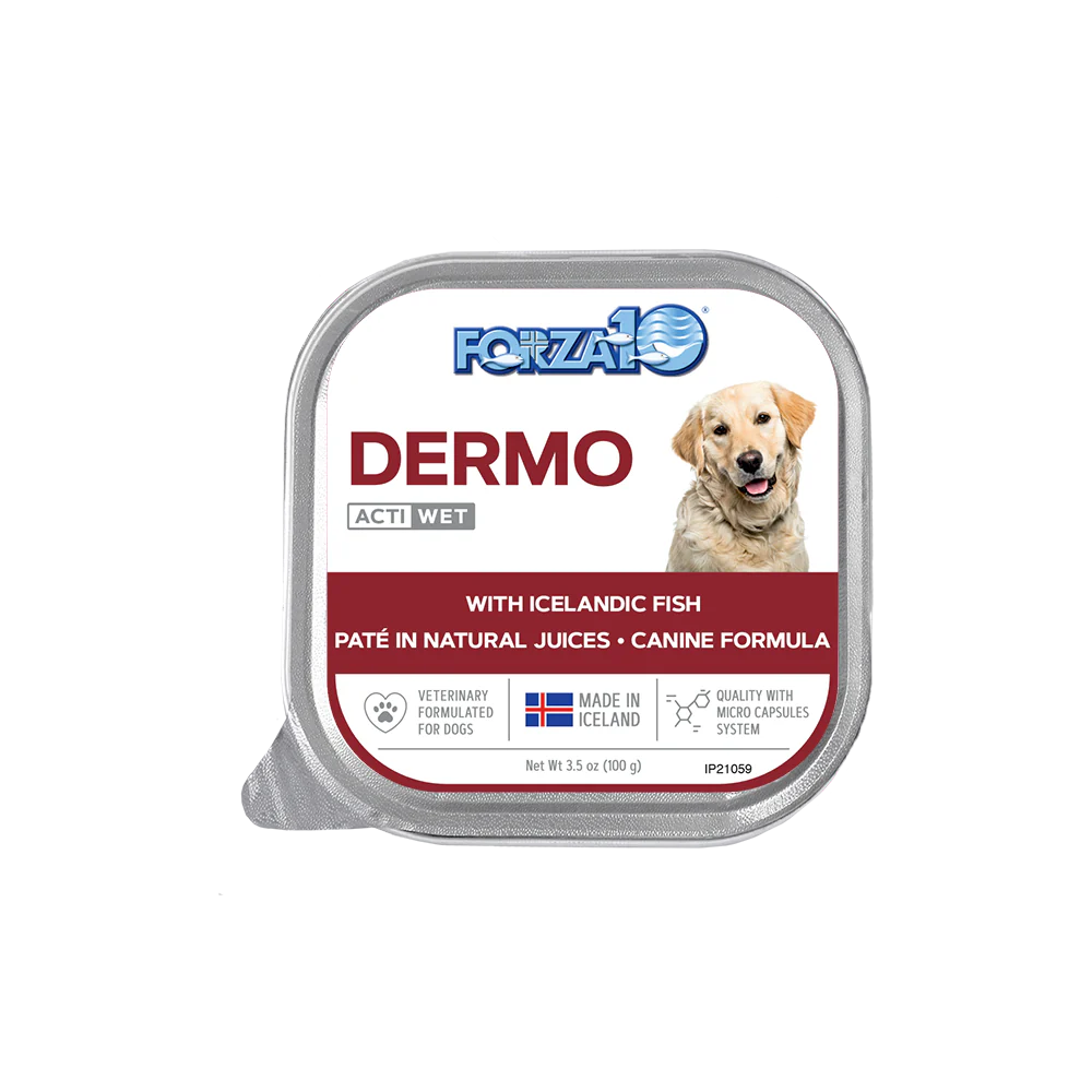FORZA10 Adult Dermo Icelandic Fish Actiwet Dog Food (3.5oz) - Majestic Pet Kingdom