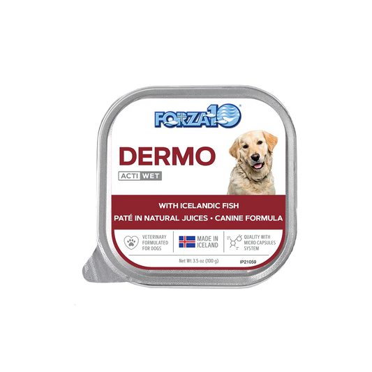 FORZA10 Adult Dermo Icelandic Fish Actiwet Dog Food (3.5oz) - Majestic Pet Kingdom