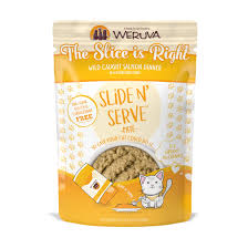 Weruva Adult Slide The Slice is Right Salmon Pate Cat Food (2.8oz) - Majestic Pet Kingdom