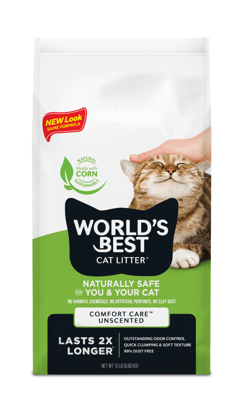 Cat Litter Worlds Best Comfort Care Unscented Corn Clumping