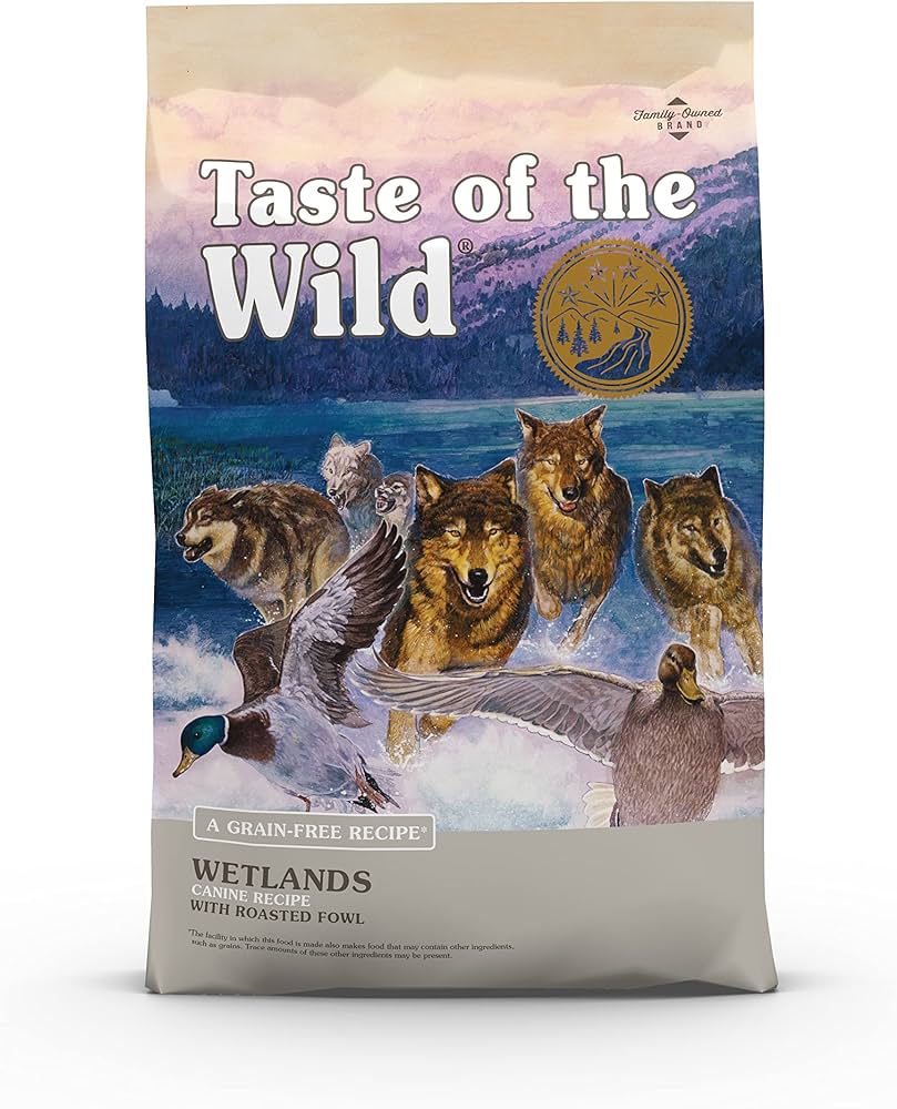 Dog Food Taste of the Wild Wetlands Wild Fowl Dry Dog Kibble