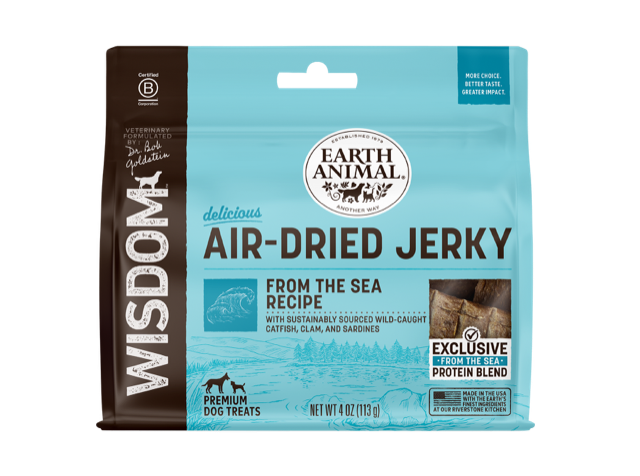 Dog Treats Earth Animal Wisdom From The Sea Fish Jerky 4oz B