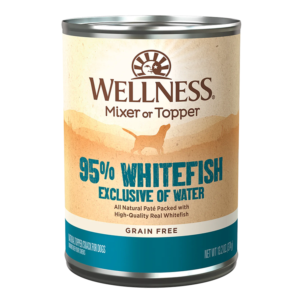 Wellness Adult 95% Whitefish Wet Dog Food (13.2oz) - Majestic Pet Kingdom