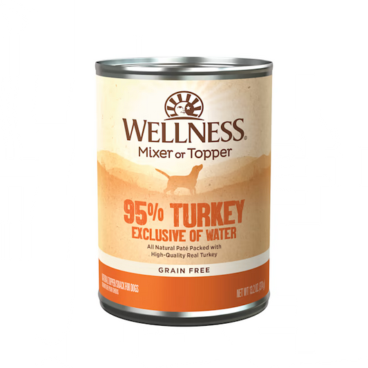 Wellness Adult 95% Turkey Wet Dog Food (13.2oz) - Majestic Pet Kingdom