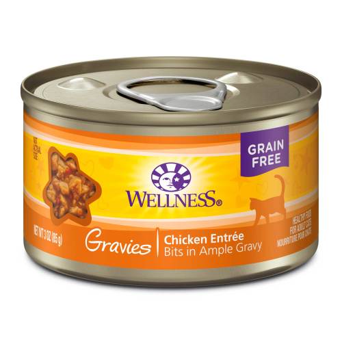 Wellness Complete Health Adult Gravies Chicken Entree Wet Cat Food (3oz) - Majestic Pet Kingdom