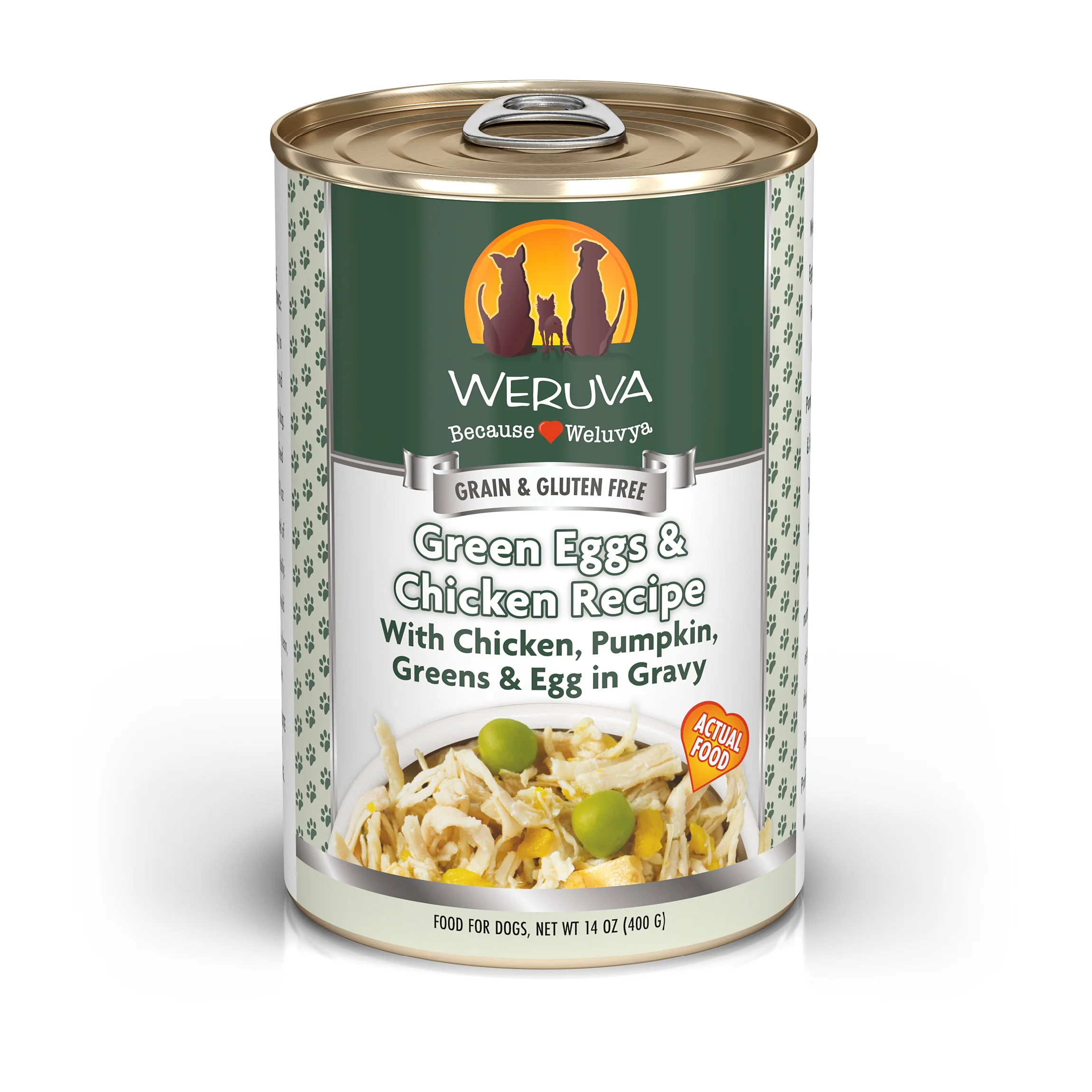 Weruva Green Eggs and Chicken Wet Dog Food (14oz) - Majestic Pet Kingdom