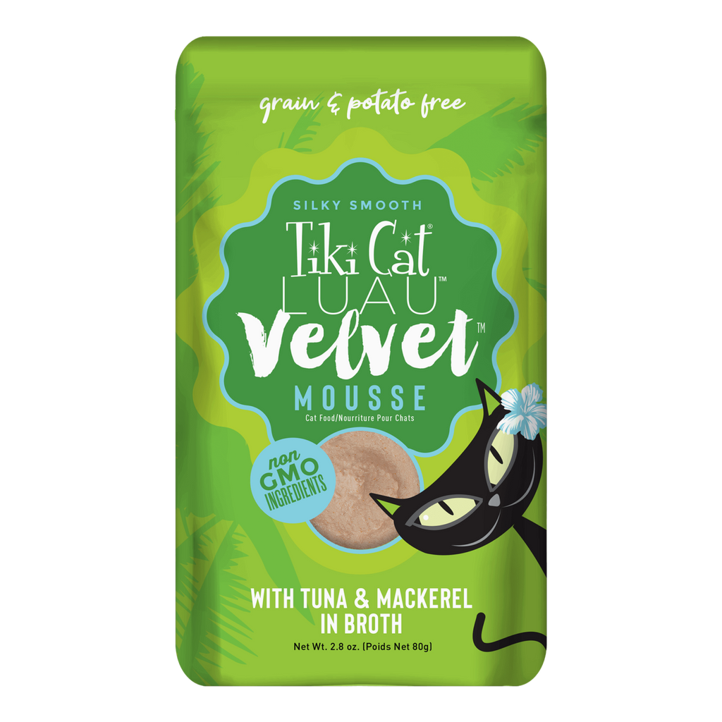 Tikicat Adult Velvet Mousse Tuna and Mackerel (2.8oz) - Majestic Pet Kingdom