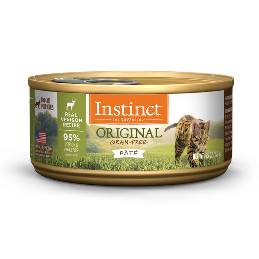 Instinct Original Adult Venison Wet Cat Food (5.5oz) - Majestic Pet Kingdom