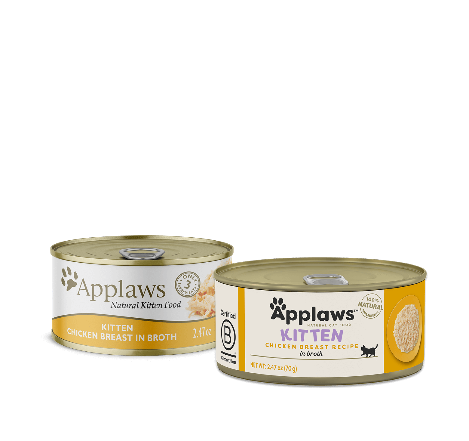 Applaws Kitten Chicken in Broth Wet Cat Food (2.47oz) - Majestic Pet Kingdom