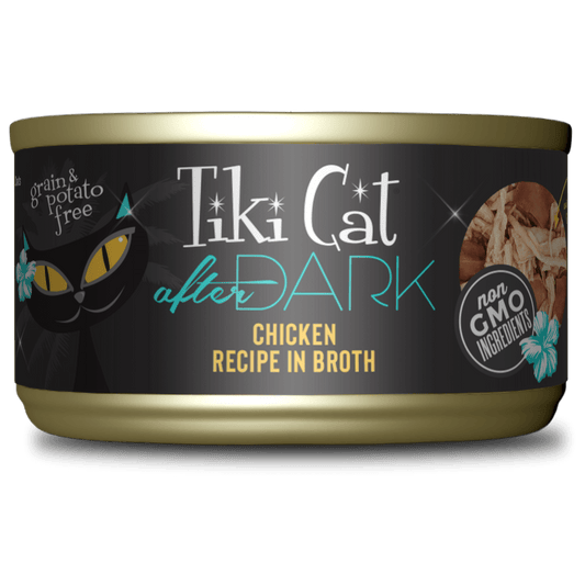 Tikicat Adult After Dark Chicken in Broth (2.8oz) - Majestic Pet Kingdom