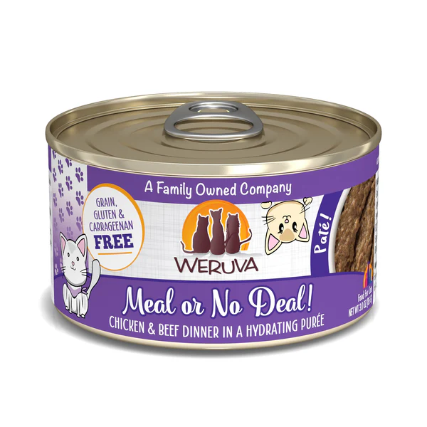 Weruva Adult Meal or No Deal Pate Cat Food (3oz) - Majestic Pet Kingdom