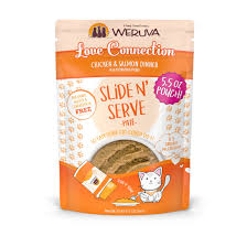 Weruva Adult Slide Love Connection Chicken and Salmon Pate Cat Food (2.8oz) - Majestic Pet Kingdom