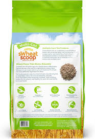 Cat Litter Swheat Scoop Multi-Cat Natural Wheat Clumping Bag
