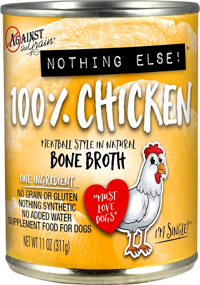 Against The Grain All Life Stages Nothing Else! 100% Chicken Wet Dog Food (11oz) - Majestic Pet Kingdom