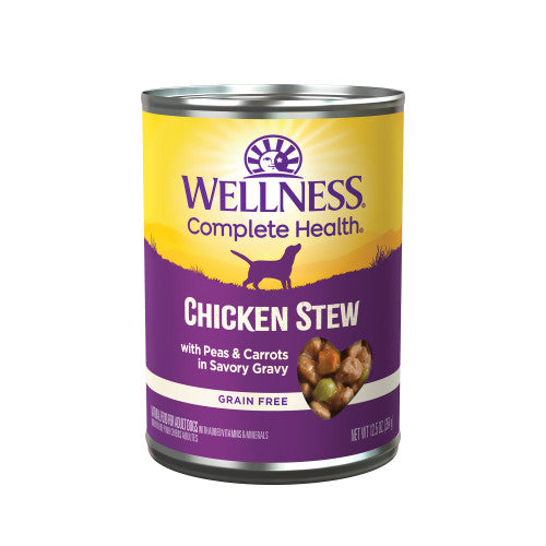 Wellness Adult Chicken Stew Wet Dog Food (12.5oz) - Majestic Pet Kingdom