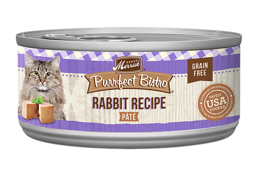 Merrick Purrfect Bistro Grain Free Adult Rabbit Pate Cat Food - Majestic Pet Kingdom