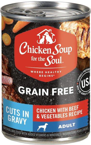 Chicken Soup for the Soul GF Chicken, Beef and Vegetables Wet Dog Food - Majestic Pet Kingdom