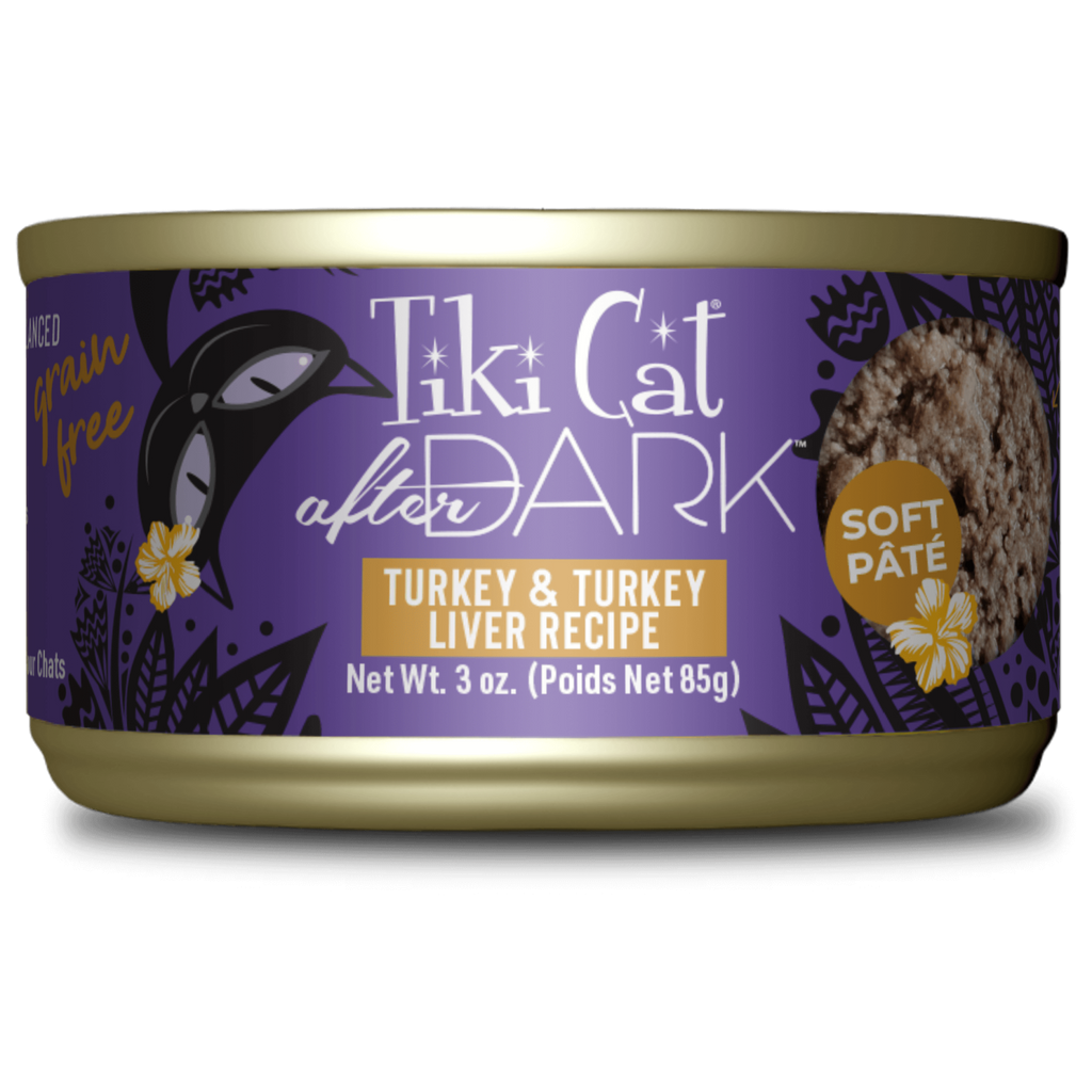 Tikicat Adult After Dark Turkey and Turkey Liver Soft Pate (3oz) - Majestic Pet Kingdom