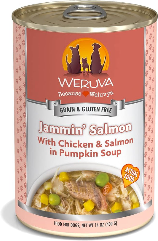 Weruva Jammin' Salmon Wet Dog Food (14oz) - Majestic Pet Kingdom