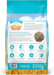 Cat Litter Swheat Scoop Original Natural Wheat Clumping Bag