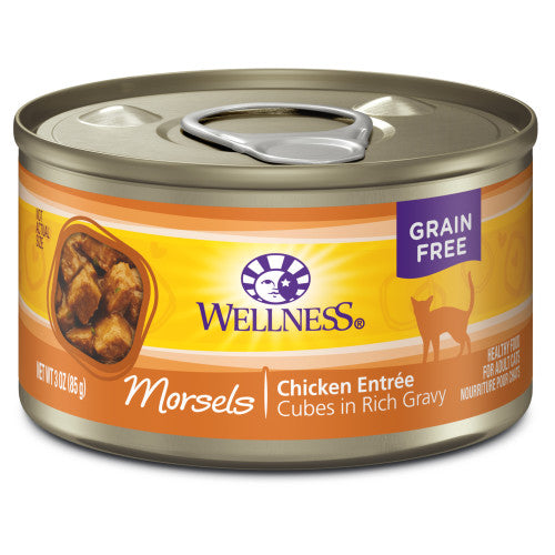 Wellness Complete Health Adult Morsels Chicken Dinner Wet Cat Food (5.5oz) - Majestic Pet Kingdom