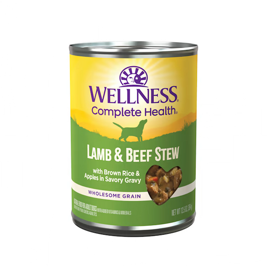 Wellness Adult Lamb and Beef Stew Wet Dog Food (12.5oz) - Majestic Pet Kingdom