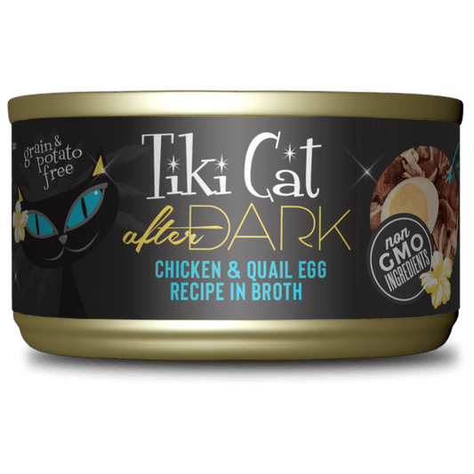 Tikicat Adult After Dark Chicken and Quail in Broth (2.8oz) - Majestic Pet Kingdom