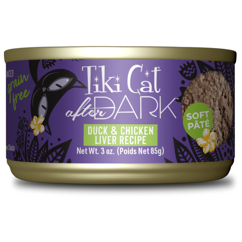 Tikicat Adult After Dark Duck and Chicken Liver Soft Pate (3oz) - Majestic Pet Kingdom