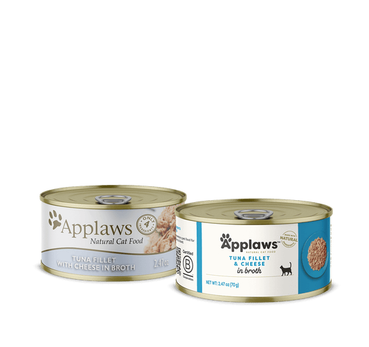 Applaws Adult Tuna Fillet and Cheese Wet Cat Food (2.47oz) - Majestic Pet Kingdom