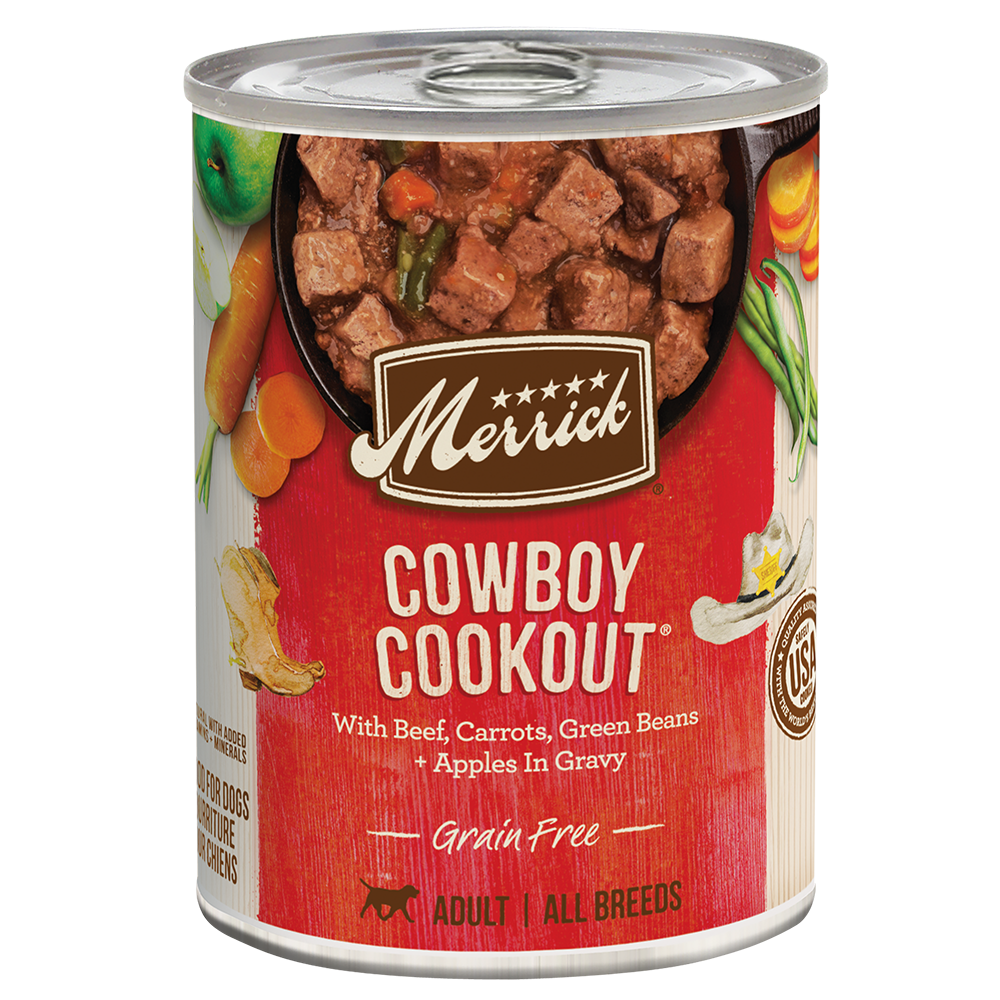 Merrick Grain Free Cowboy Cookout Wet Dog Food (12.7oz) - Majestic Pet Kingdom