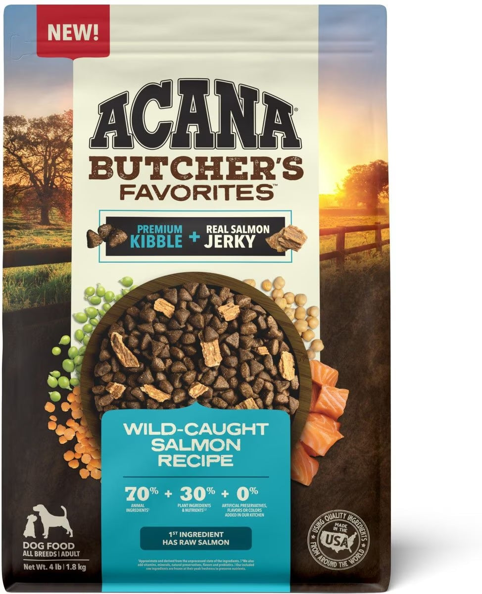 Dog Food Acana Butchers Favorites Salmon Grain Free Kibble