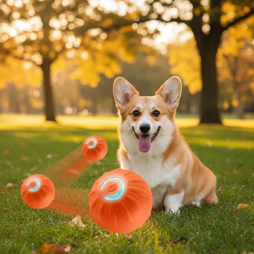Interactive Smart Rolling Ball for Dogs and Cats Interactive Pet Toy | Majestic Pet Kingdom™