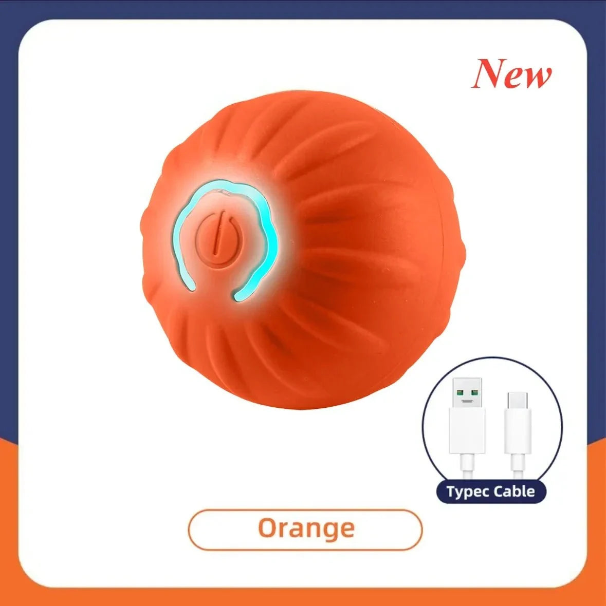 Interactive Smart Rolling Ball Toy for Dogs and Cats