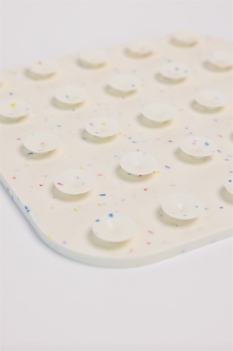 Dog Lick Mat Birthday Pawty Enrichment Slow Feeder Plate - Detail Angle 3 | Majestic Pet Kingdom