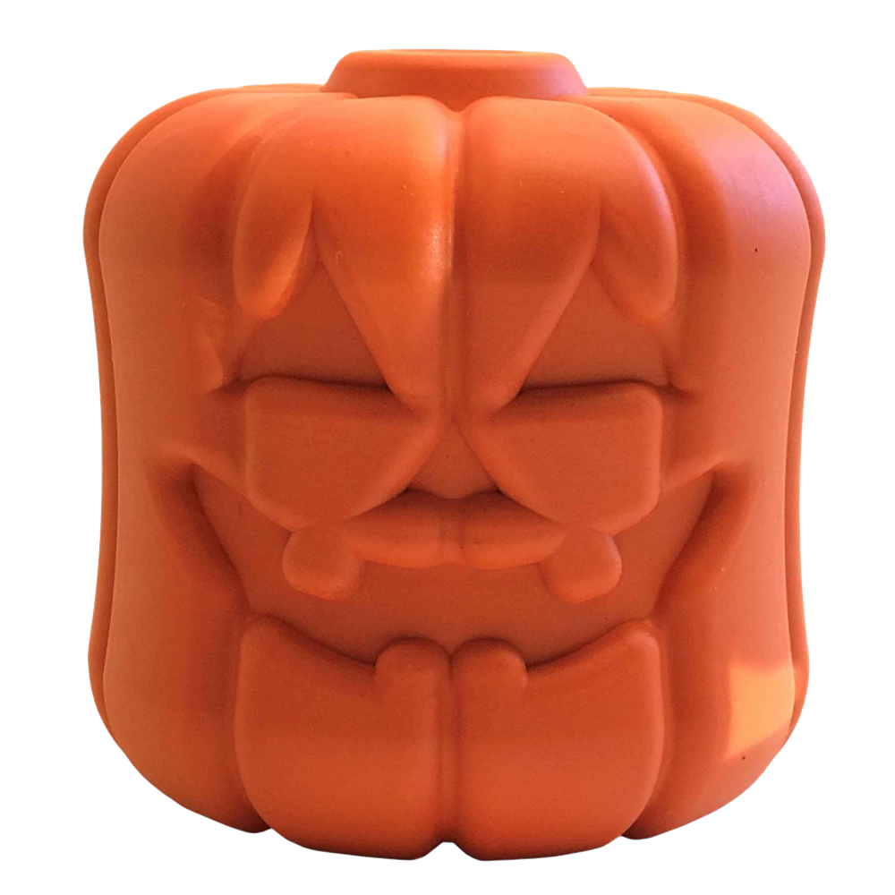 Dog Chew Toy Jack O Lantern Halloween Pumpkin Rubber Large
