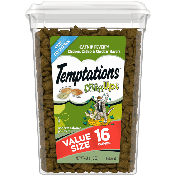 Cat Treats Temptations MixUps Catnip Fever Crunchy Bites