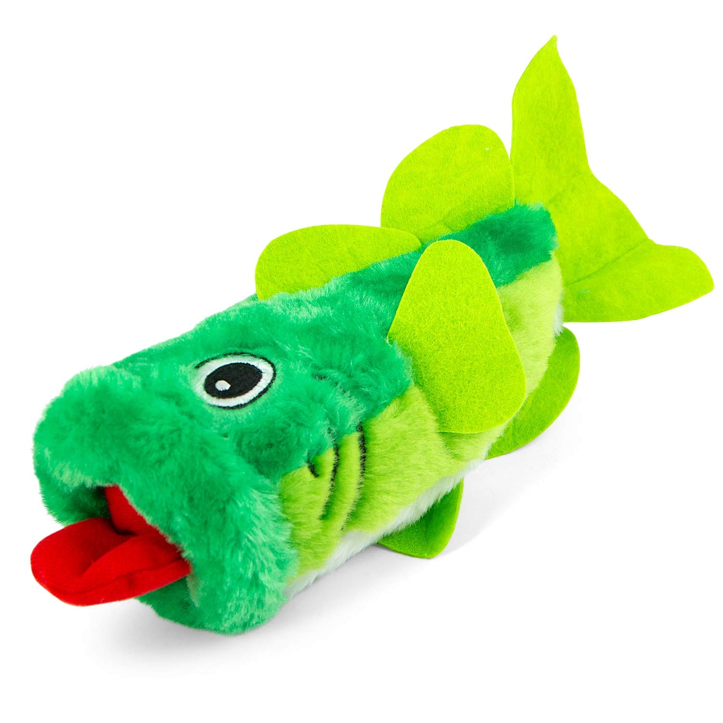 Jeffers Big Mouth Bass Plush Squeaker Dog Toy Interactive Pet Toy | Majestic Pet Kingdom™