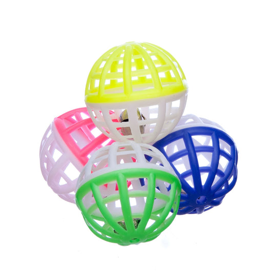 Jeffers Jingle Balls Cat Toy, 4 Pack Interactive Pet Toy | Majestic Pet Kingdom™