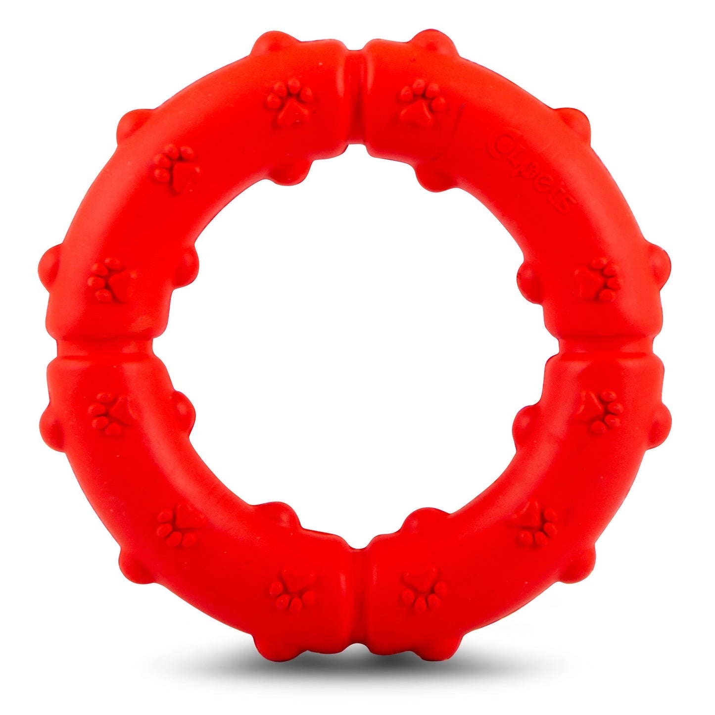 Jeffers Paw Ring Tugger Natural Rubber Dog Dental Chew & Fetch Toy | Majestic Pet Kingdom™