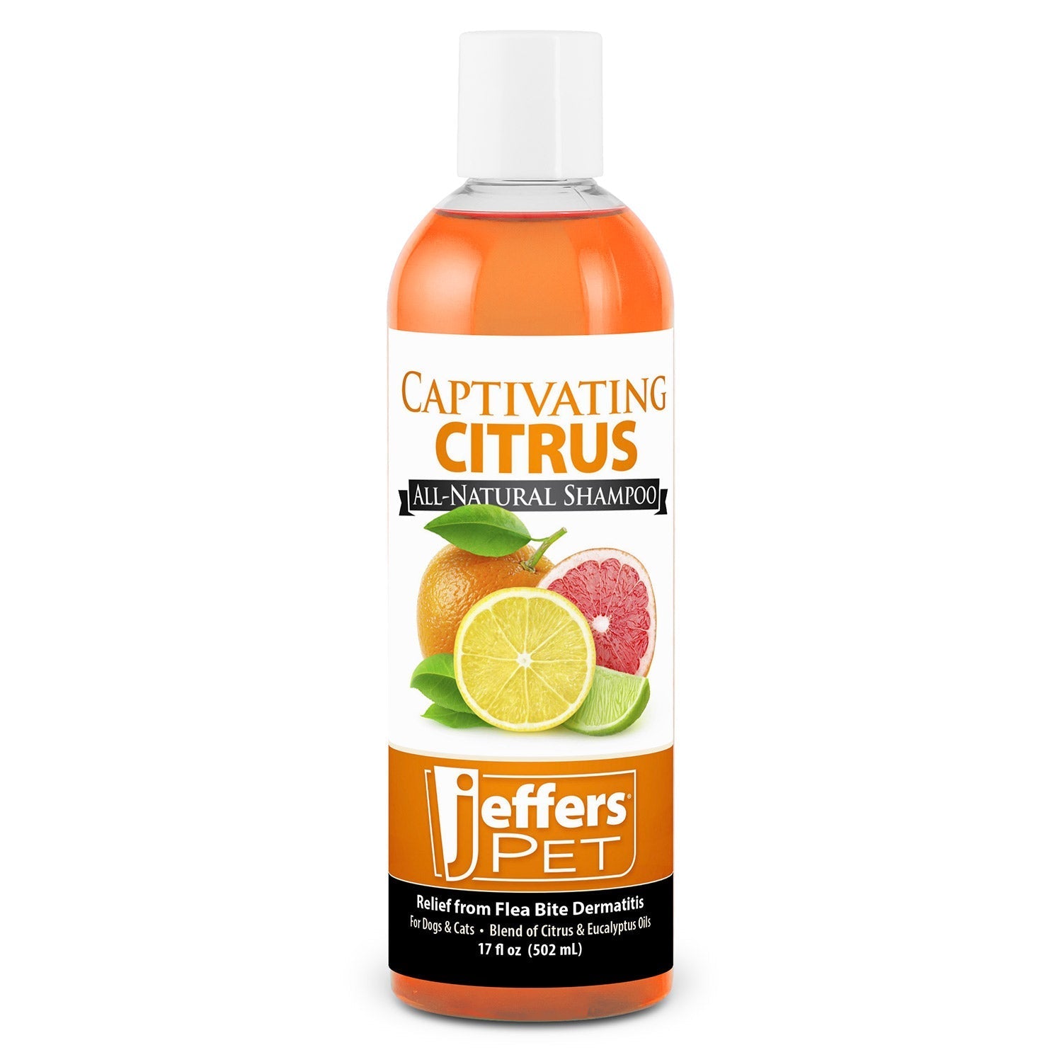 Jeffers Pet Captivating Citrus All-Natural Flea Bite Relief Shampoo | Majestic Pet Kingdom™