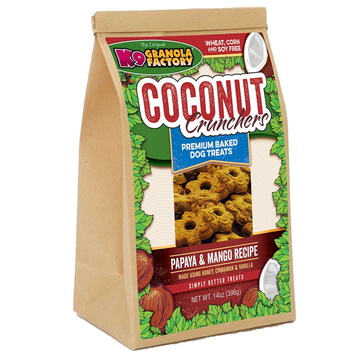 Dog Treats K9 Granola Factory Turkey Giblet Crunchers 14oz