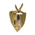 Klimt The Kiss Double-Sided Pet Bandana | The Finest Market