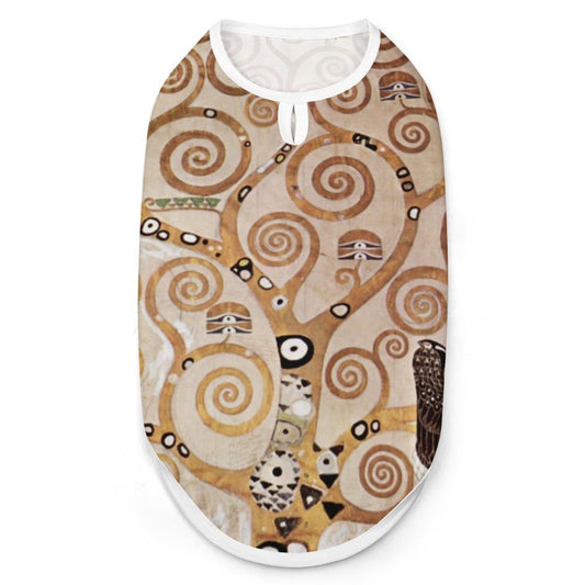 Dog Vest Gustav Klimt Tree of Life Fine Art Sleeveless Top - Main Feature View | Majestic Pet Kingdom