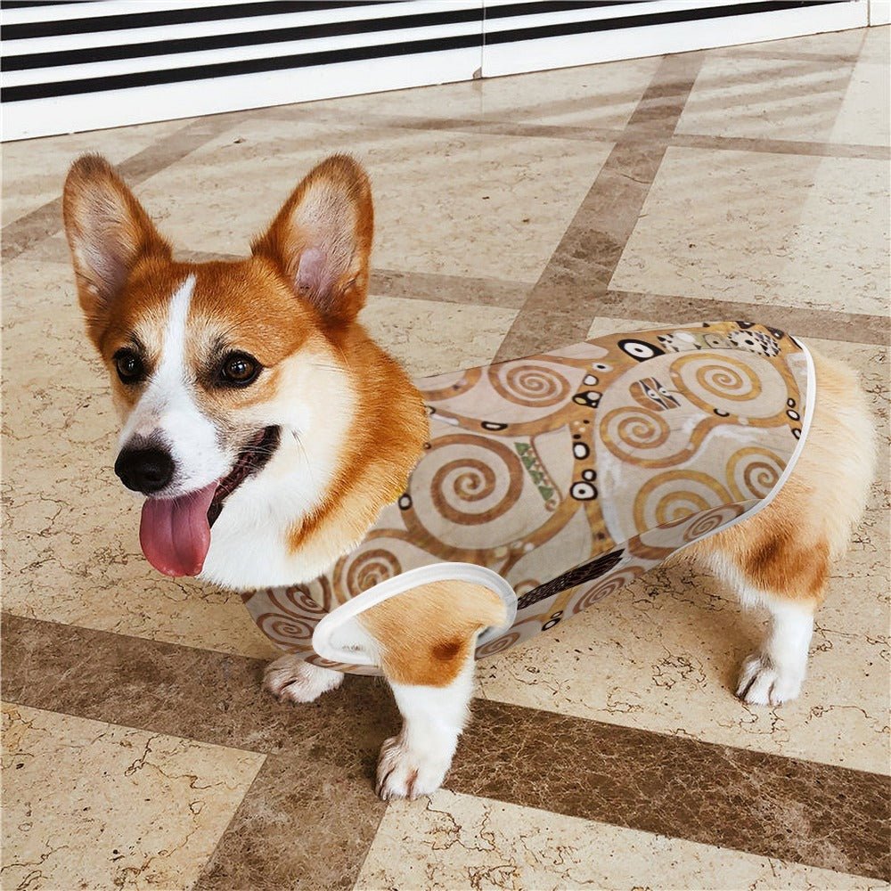 Dog Vest Gustav Klimt Tree of Life Fine Art Sleeveless Top
